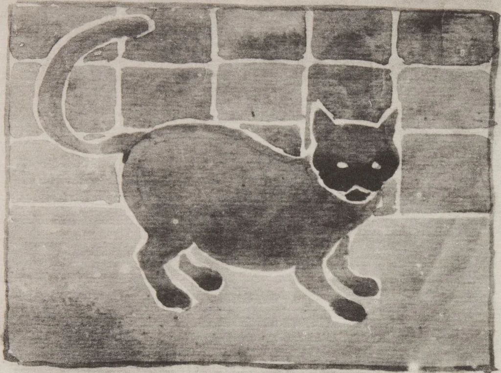 An illustration from Mokugo zuanshū / Mokugokai hen, 1908, leaf 74