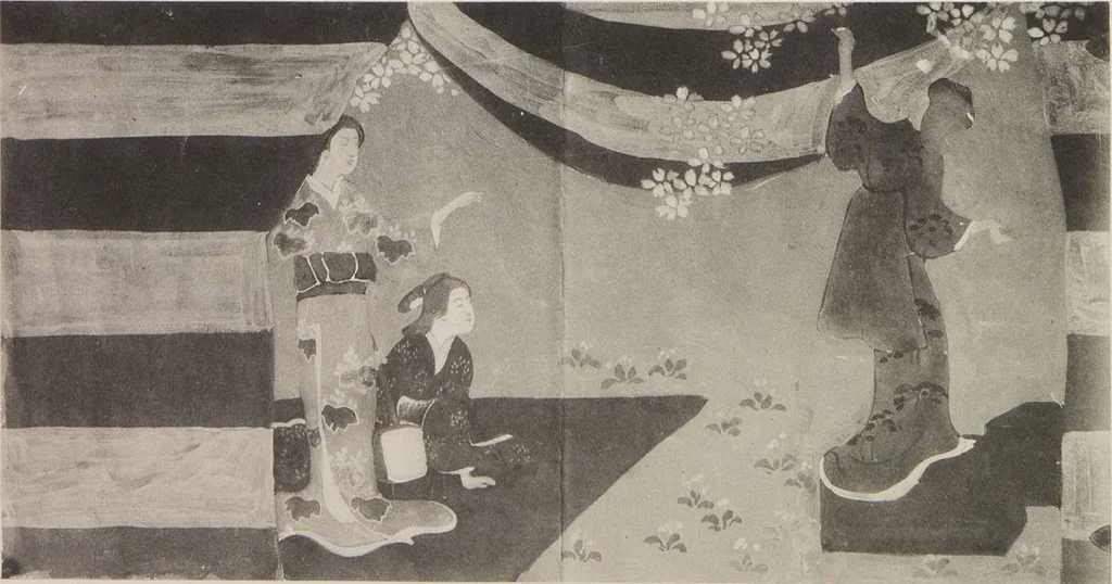 An illustration from Mokugo zuanshū / Mokugokai hen, 1908, leaf 78