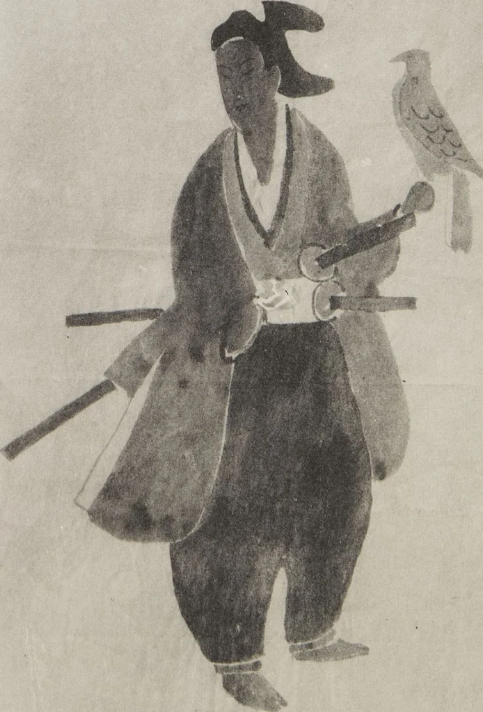 An illustration from Mokugo zuanshū / Mokugokai hen, 1908, leaf 80