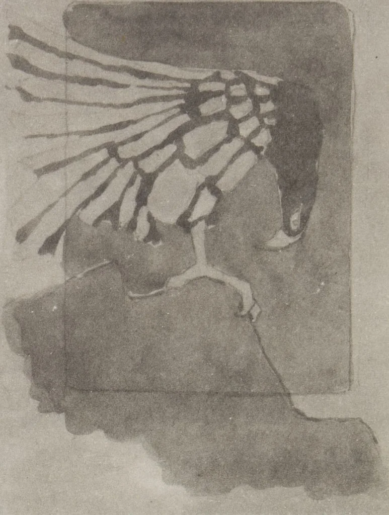 An illustration from Mokugo zuanshū / Mokugokai hen, 1908, leaf 86