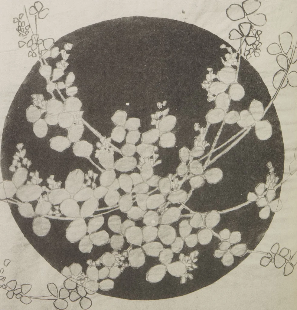 An illustration from Mokugo zuanshū / Mokugokai hen, 1908, leaf 86