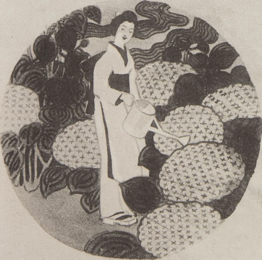 An illustration from Mokugo zuanshū / Mokugokai hen, 1908, leaf 89