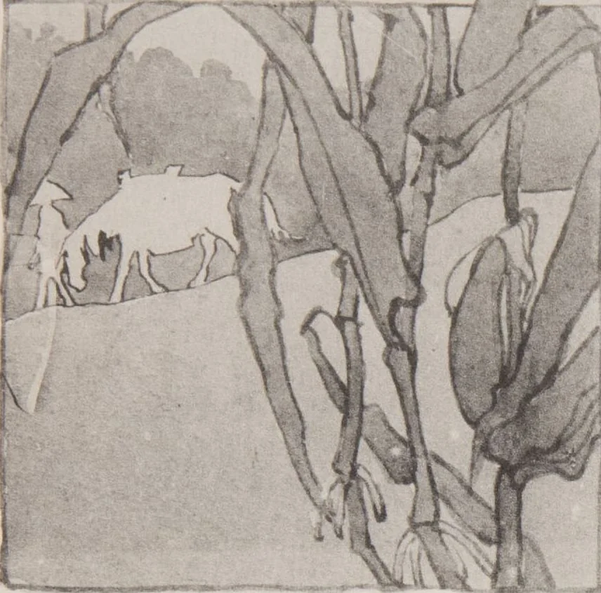 An illustration from Mokugo zuanshū / Mokugokai hen, 1908, leaf 91