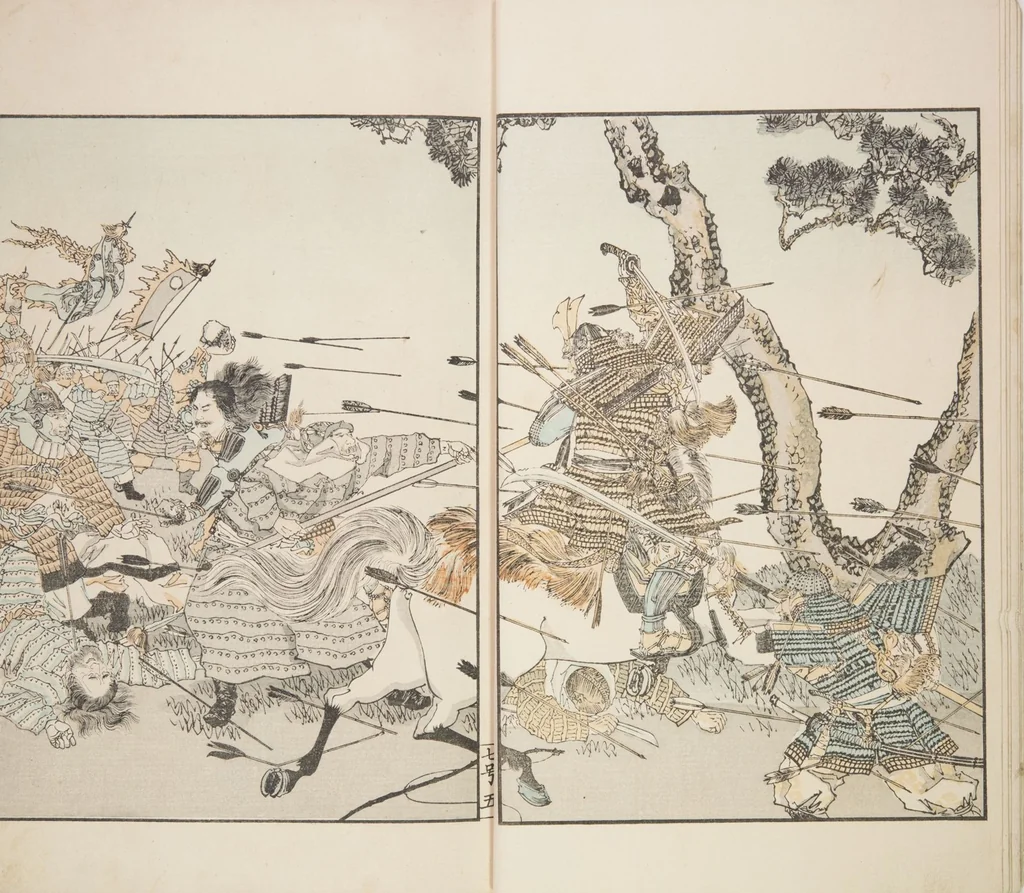 An illustration from Illustrated Journal of Japanese History no. 1-10 (Nihon Rekishi Gaho) : [volume 7], 1892, leaf 7