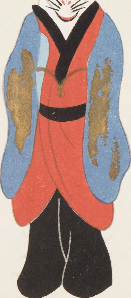 An illustration from Japanese Folk Toys (Kyōdo gangu shū : haru), 1935, leaf 39