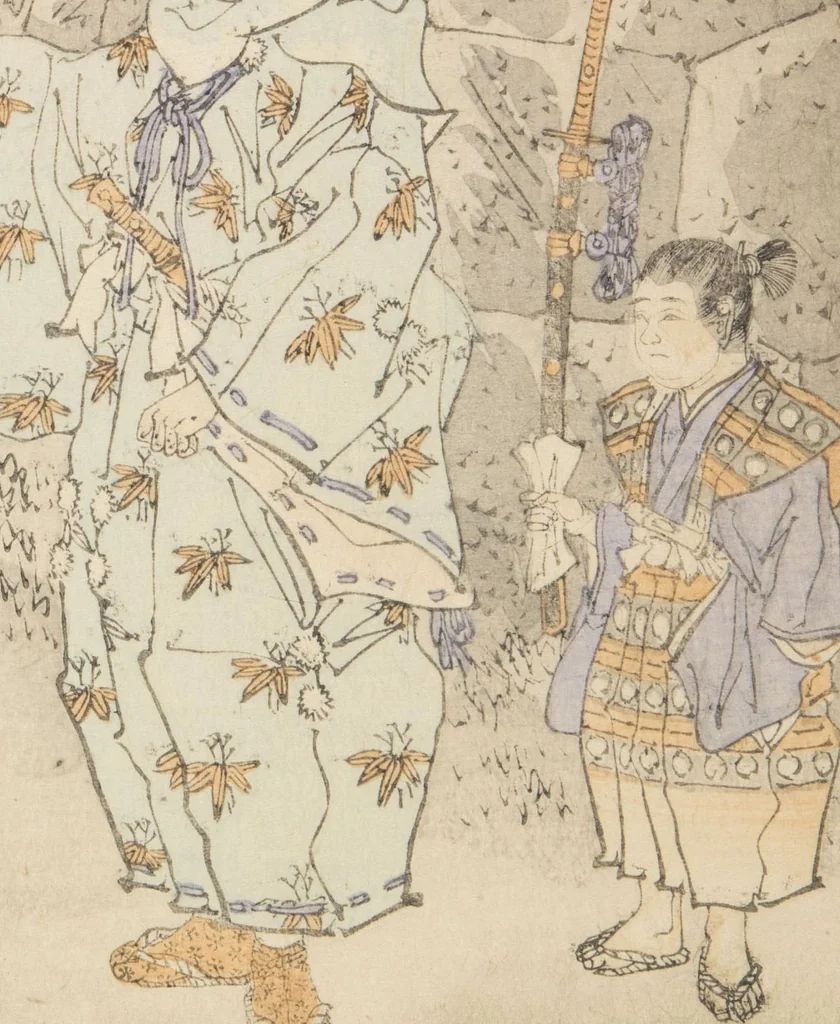 An illustration from Illustrated Journal of Japanese History no. 1-10 (Nihon Rekishi Gaho) : [volume 5], 1892, leaf 10
