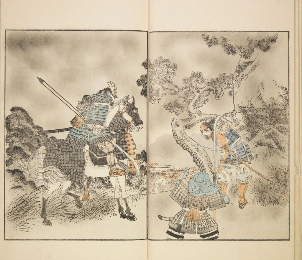 An illustration from Illustrated Journal of Japanese History no. 1-10 (Nihon Rekishi Gaho) : [volume 5], 1892, leaf 8