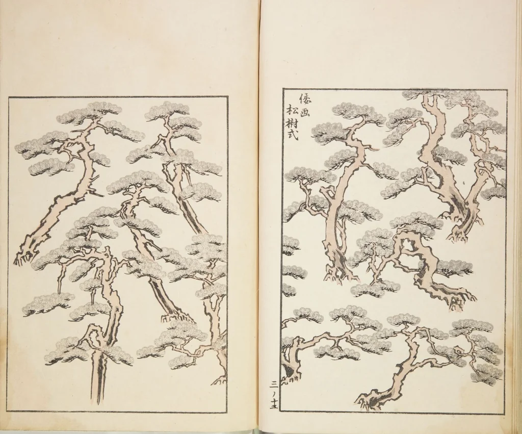 An illustration from Chiyomikusa (Book on Design) : [volume 3], 1901, leaf 15