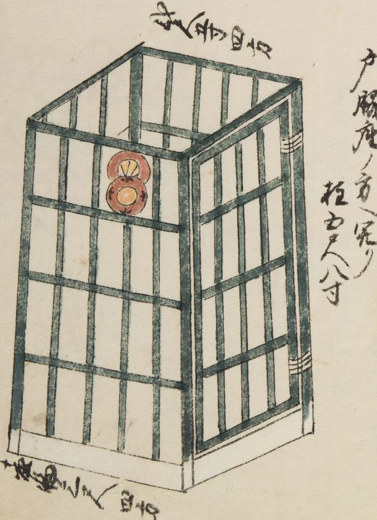 An illustration from Illustrated handbook of props for Noh drama (Onō tsukurimono zue), leaf 12