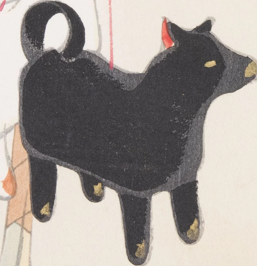 An illustration from Kyosen’s Collected Illustrations of Japanese Toys : [volume 2], 1919, leaf 11
