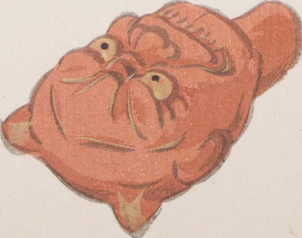 An illustration from Kyosen’s Collected Illustrations of Japanese Toys : [volume 2], 1919, leaf 13