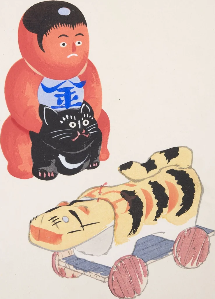 An illustration from Kyosen’s Collected Illustrations of Japanese Toys : [volume 2], 1919, leaf 26