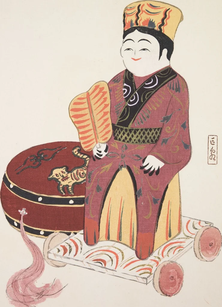 An illustration from Kyosen’s Collected Illustrations of Japanese Toys : [volume 2], 1919, leaf 30