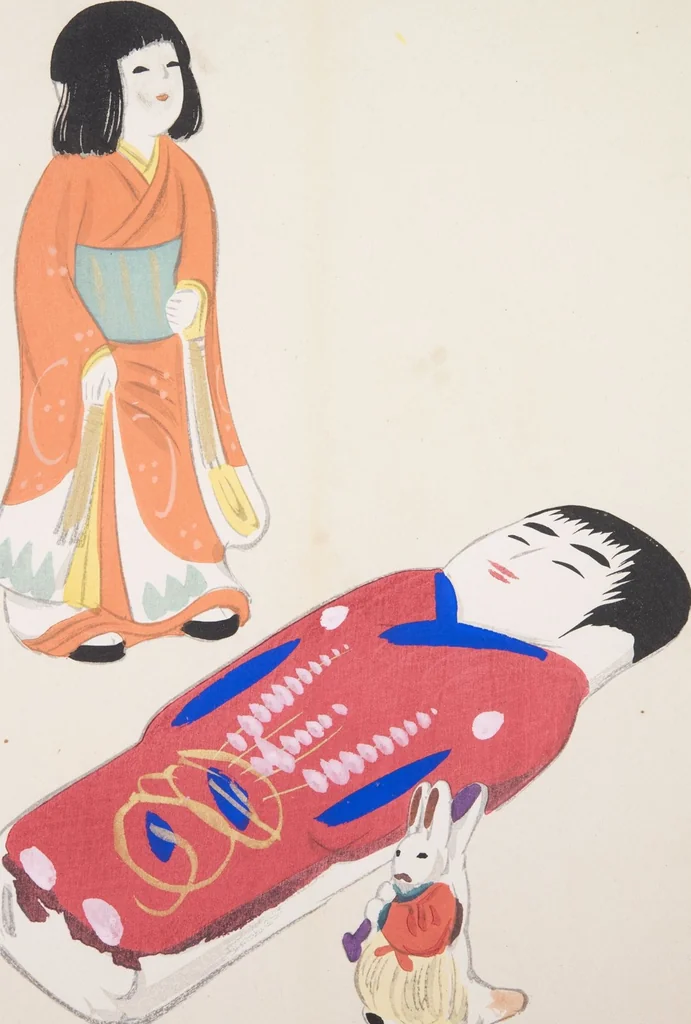 An illustration from Kyosen’s Collected Illustrations of Japanese Toys : [volume 2], 1919, leaf 41