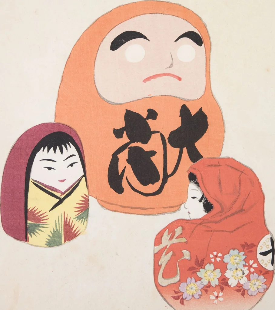 An illustration from Kyosen’s Collected Illustrations of Japanese Toys : [volume 2], 1919, leaf 50