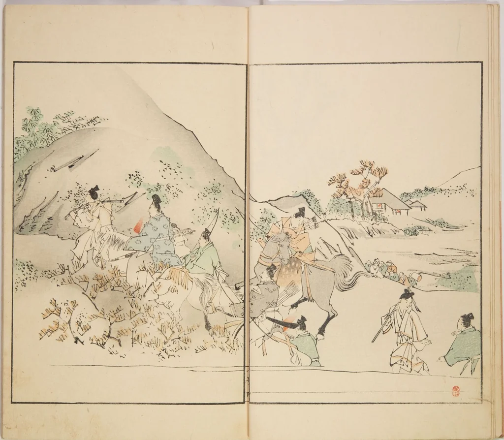 An illustration from Illustrated Journal of Japanese History no. 1-10 (Nihon Rekishi Gaho) : [volume 10], 1893, leaf 6