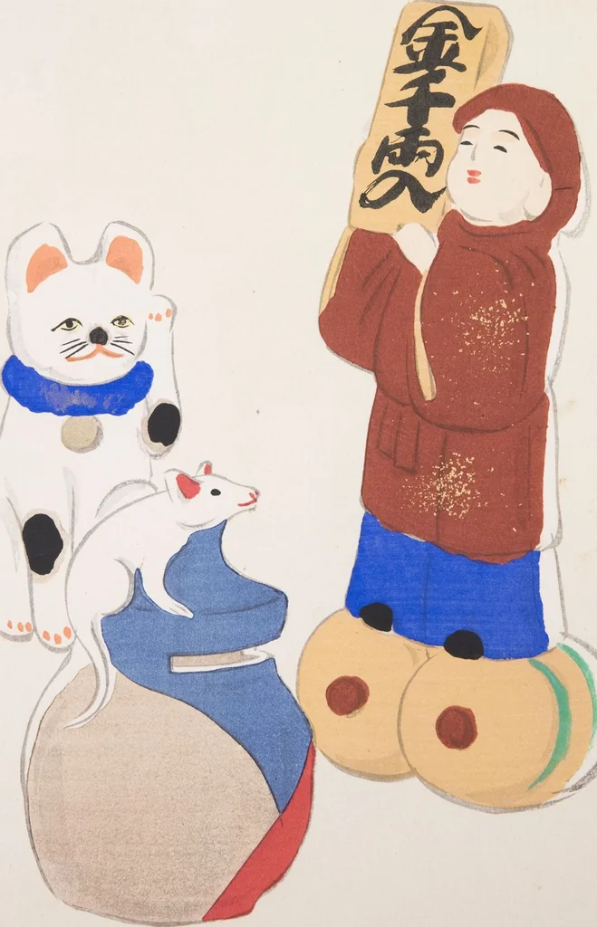 An illustration from Kyosen’s Collected Illustrations of Japanese Toys : [volume 3], 1919, leaf 30