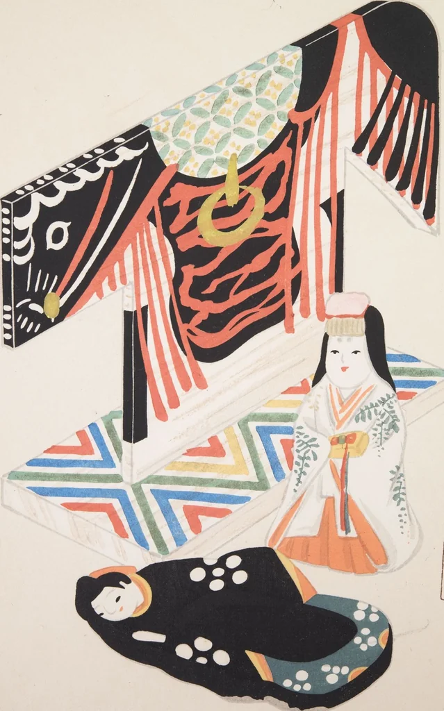 An illustration from Kyosen’s Collected Illustrations of Japanese Toys : [volume 3], 1919, leaf 35