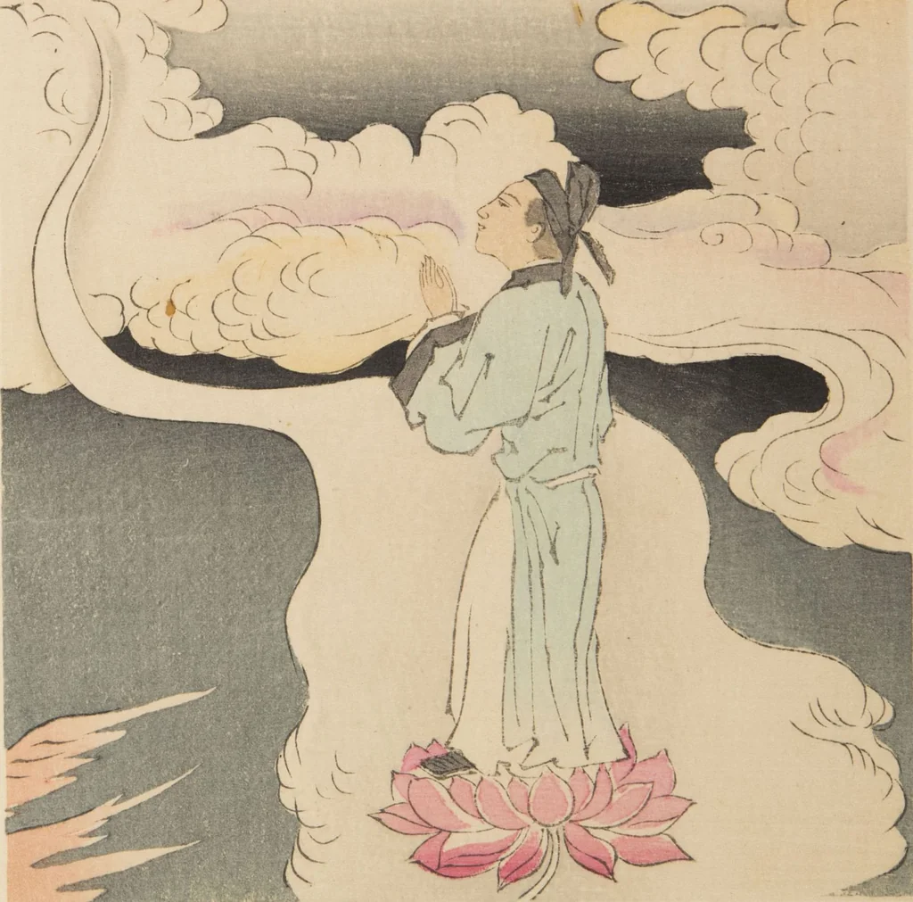 An illustration from World of Fine Arts (Bijutsu Sekai) : [volume 9], 1891, leaf 8