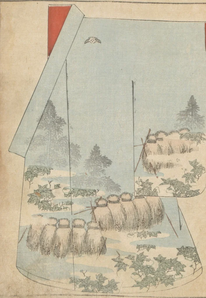 An illustration from Miyako no omokage : bekkō kyōzome / Kamisaka Yoshitaka cho ga, 1890, leaf 13