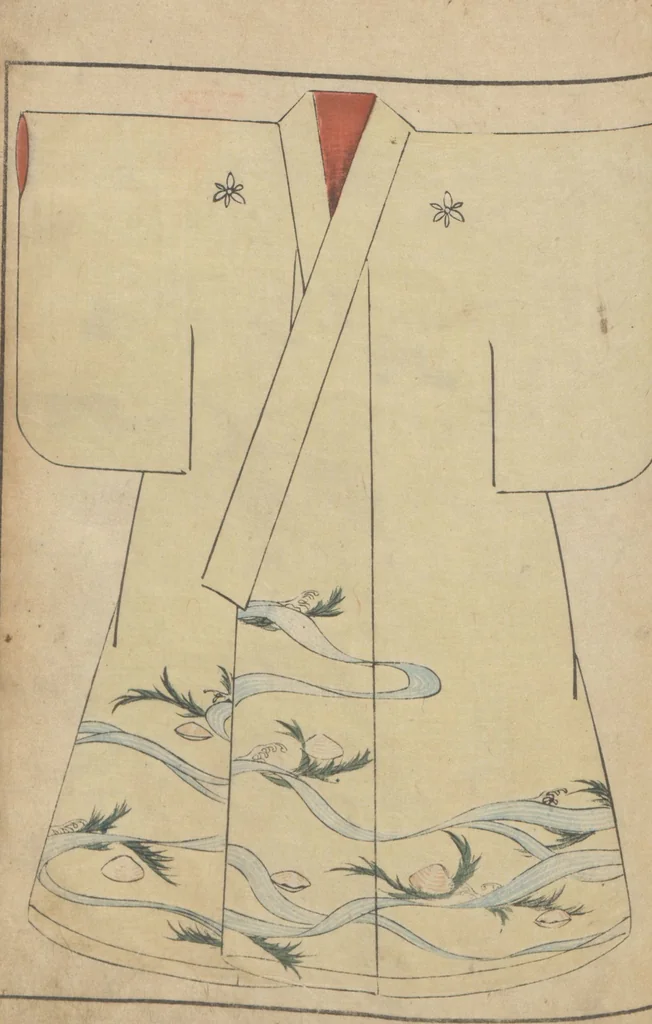 An illustration from Miyako no omokage : bekkō kyōzome / Kamisaka Yoshitaka cho ga, 1890, leaf 33