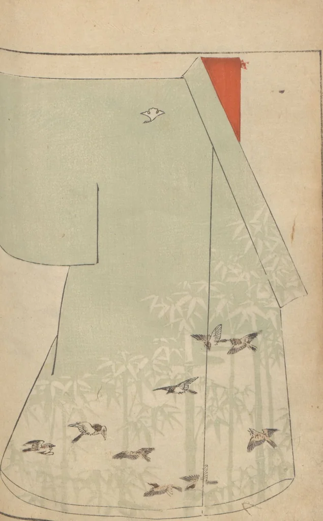 An illustration from Miyako no omokage : bekkō kyōzome / Kamisaka Yoshitaka cho ga, 1890, leaf 42