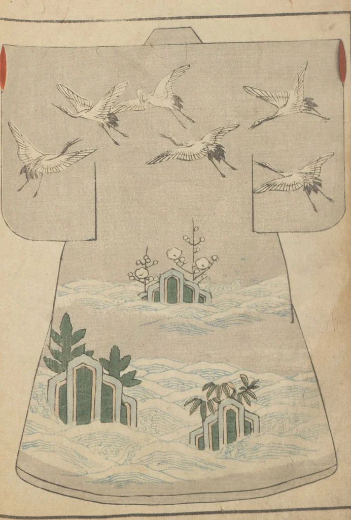 An illustration from Miyako no omokage : bekkō kyōzome / Kamisaka Yoshitaka cho ga, 1890, leaf 52