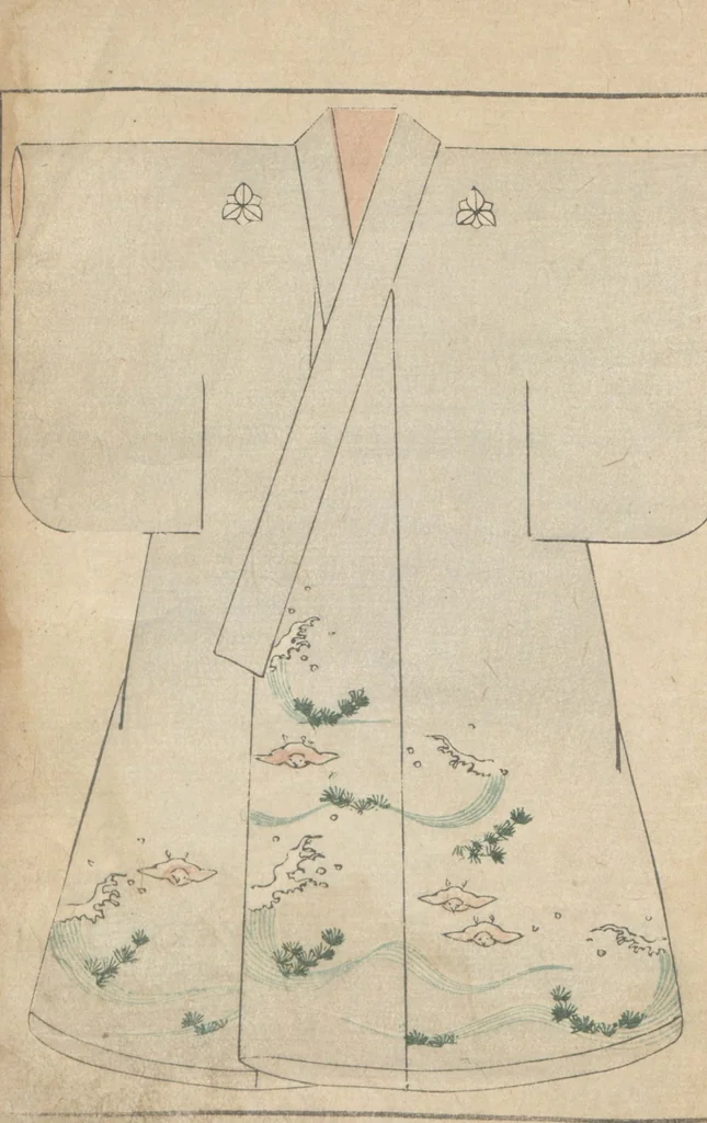 An illustration from Miyako no omokage : bekkō kyōzome / Kamisaka Yoshitaka cho ga, 1890, leaf 9