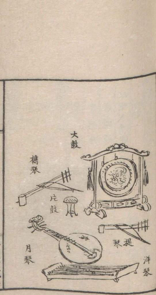 An illustration from Chokunyū juen zuroku / Tanomura Shōsai henshū - Volume 1, 1881, leaf 51