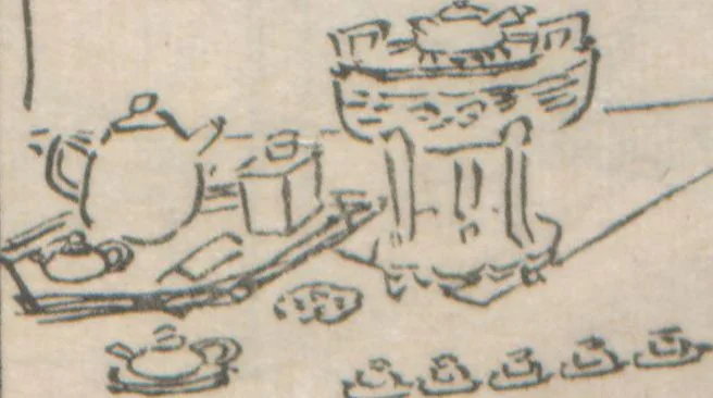 An illustration from Chokunyū juen zuroku / Tanomura Shōsai henshū - Volume 3, 1881, leaf 72