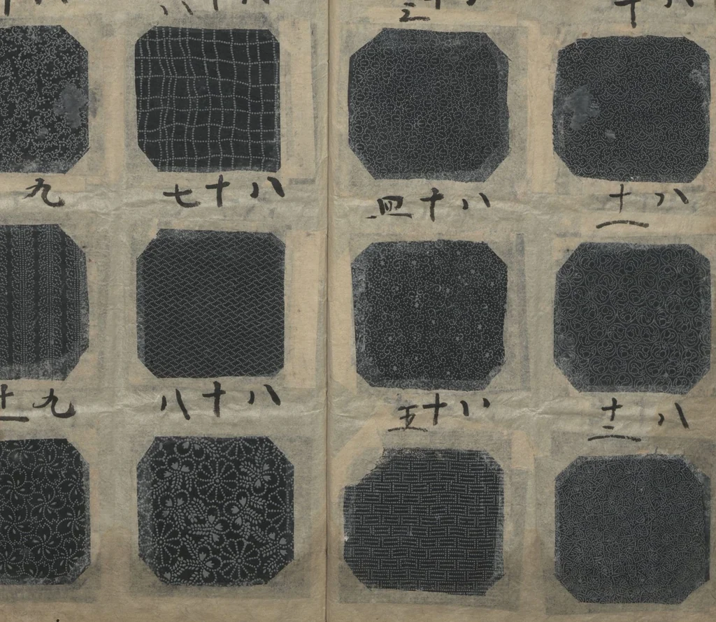 An illustration from Book of Designs: Katazome mihonchō, 1680, leaf 10