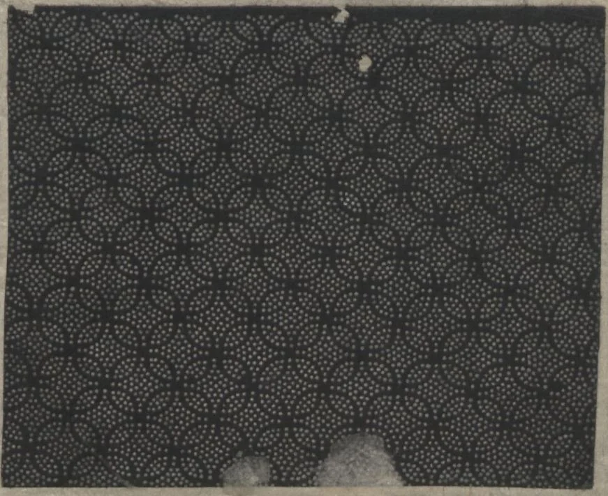 An illustration from Book of Designs (Kame jirushi Shin Komon hon chō 亀印 新小紋本帳 ), 1680, leaf 9