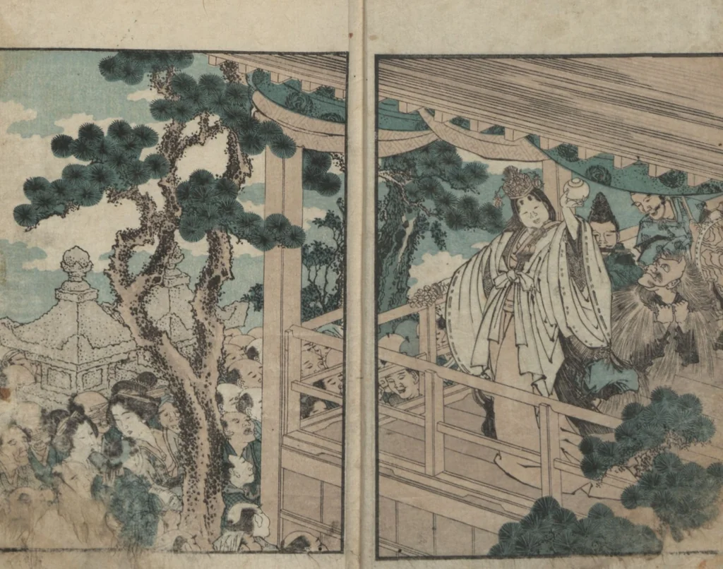 An illustration from Precepts for Women (Ehon Onna imagawa 絵本女今川), 1820, leaf 6