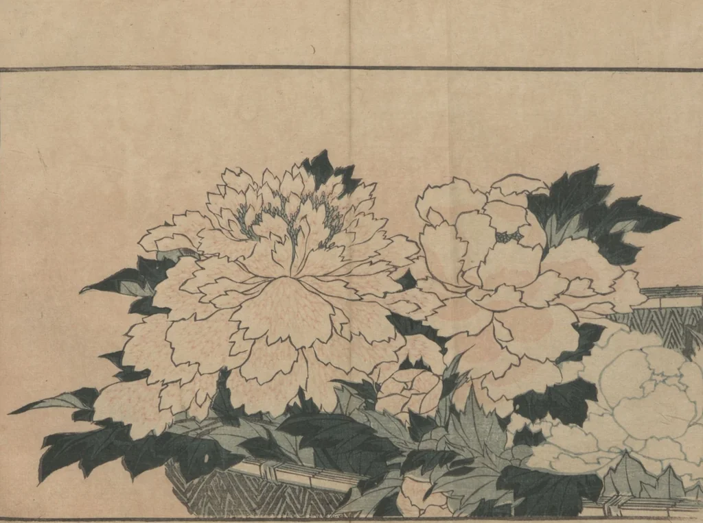 An illustration from Pictures after Nature (Hokusai shashin gafu), 1814, leaf 12