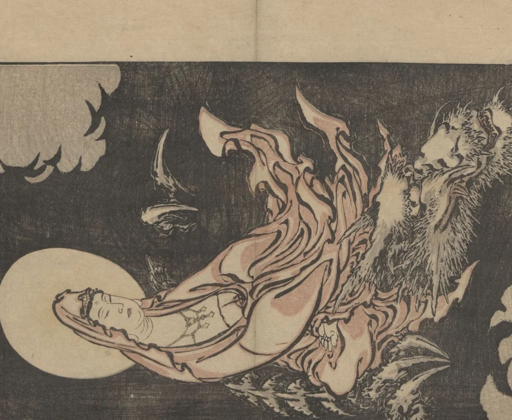 An illustration from Pictures after Nature (Hokusai shashin gafu), 1814, leaf 7