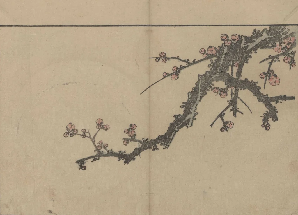 An illustration from Pictures after Nature (Hokusai shashin gafu), 1814, leaf 9