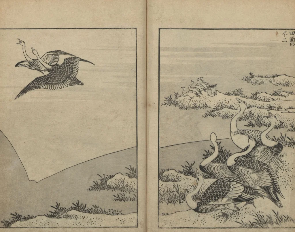 An illustration from One Hundred Views of Mount Fuji (Fugaku Hyakkei shohen 富嶽百景 初編) : [volume 1], 1834, leaf 18