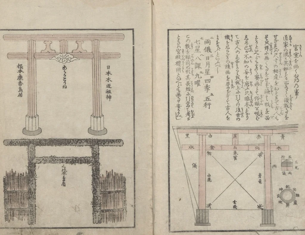 An illustration from Transmitting the Spirit, Revealing the Form of Things: Hokusai Sketchbooks (Denshin kaishu: Hokusai manga, gohen 伝神開手 北斎漫画 五編) : [volume 5], 1816, leaf 6