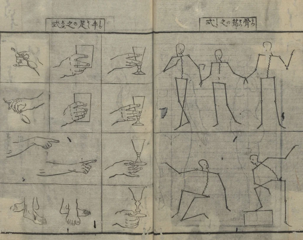 An illustration from Chats on Novelties of Foreign Lands (Kōmōzatsuwa 紅毛雑話) : [volume 4], 1787, leaf 12