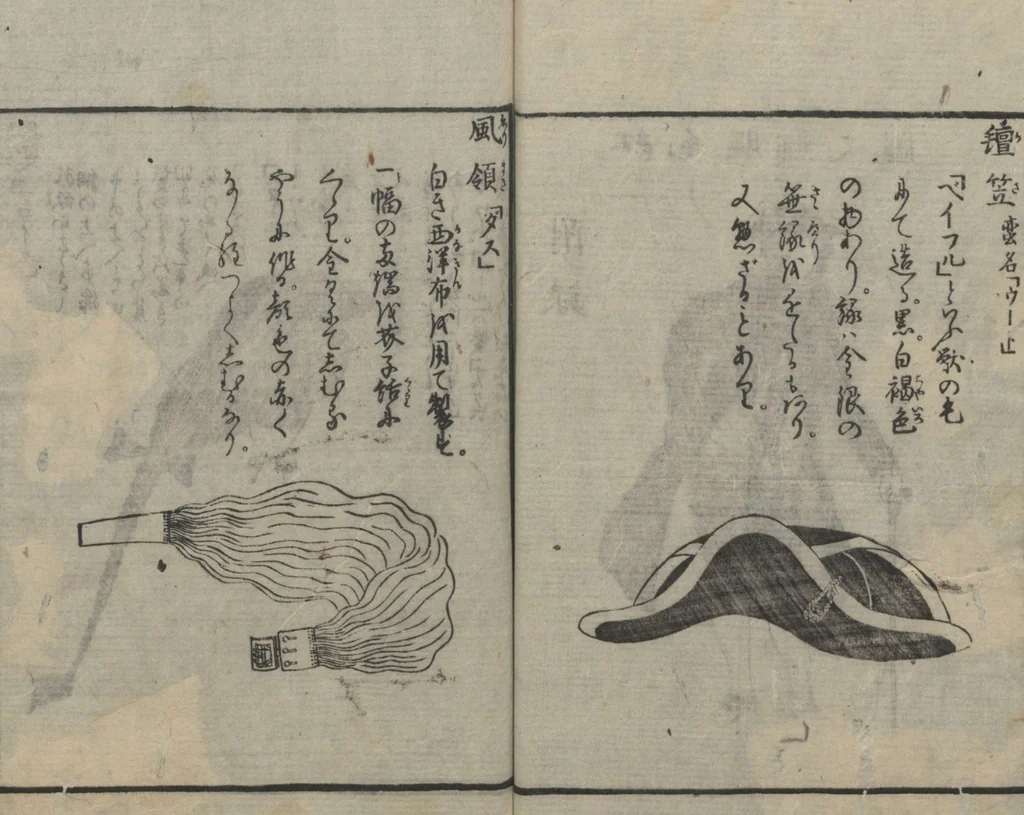An illustration from Chats on Novelties of Foreign Lands (Kōmōzatsuwa 紅毛雑話) : [volume 5], 1787, leaf 12
