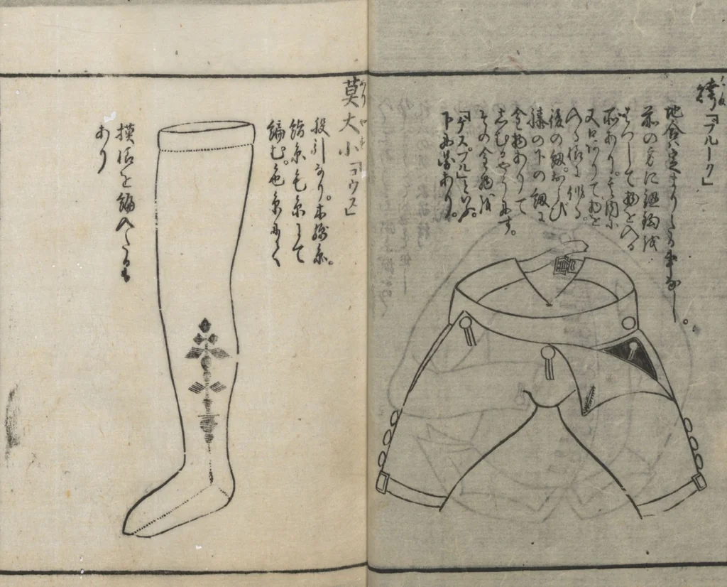 An illustration from Chats on Novelties of Foreign Lands (Kōmōzatsuwa 紅毛雑話) : [volume 5], 1787, leaf 15