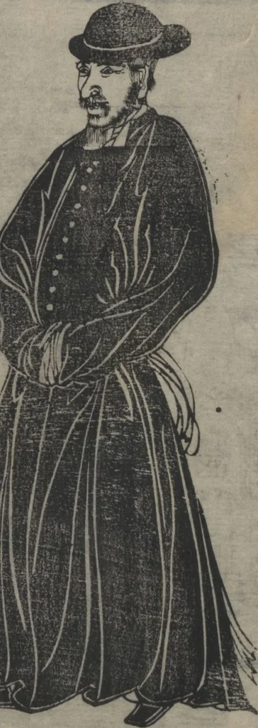 An illustration from Memoirs of a Castaway (Hyōryūki 漂流記) : [volume 2], 1863, leaf 24