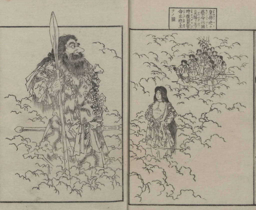 An illustration from Sketches by Sensai Eitaku (Sensai Eitaku gafu 鮮斎永濯画譜), 1884, leaf 10