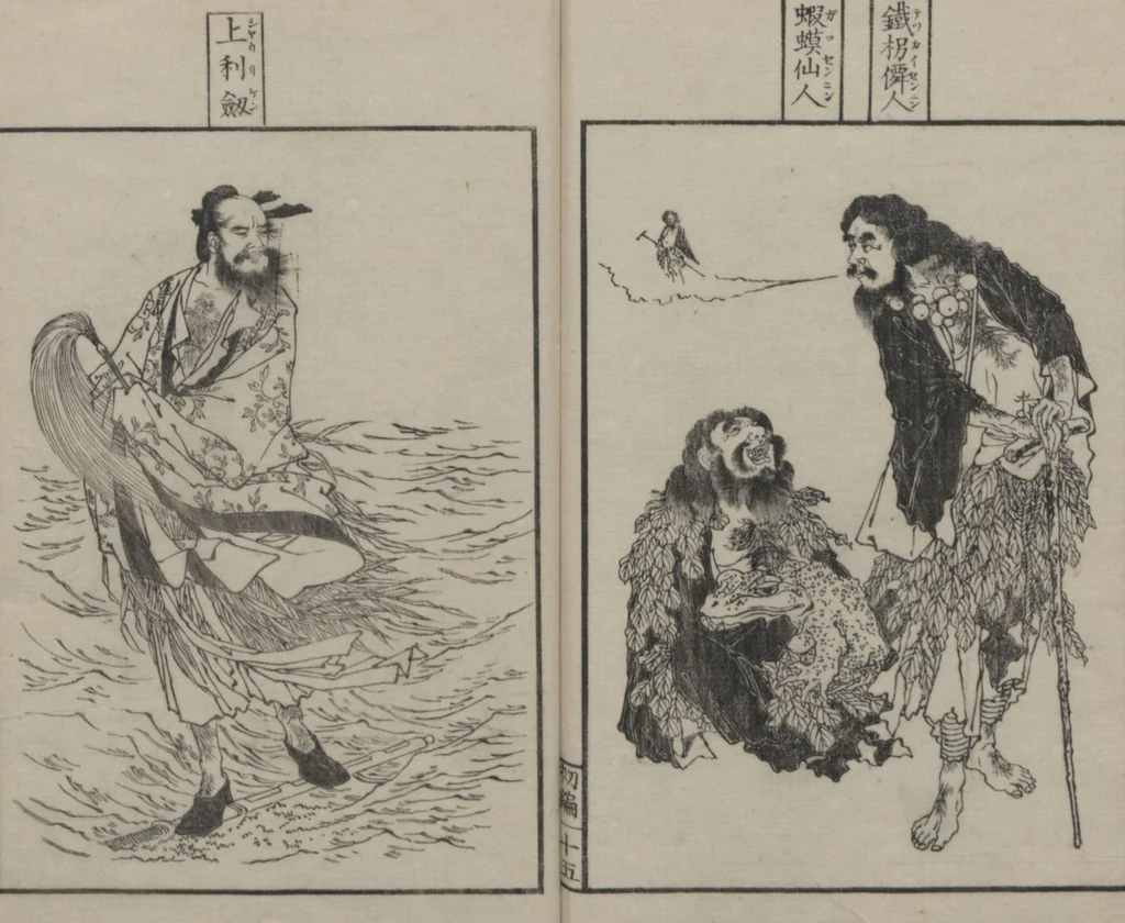 An illustration from Sketches by Sensai Eitaku (Sensai Eitaku gafu 鮮斎永濯画譜), 1884, leaf 19