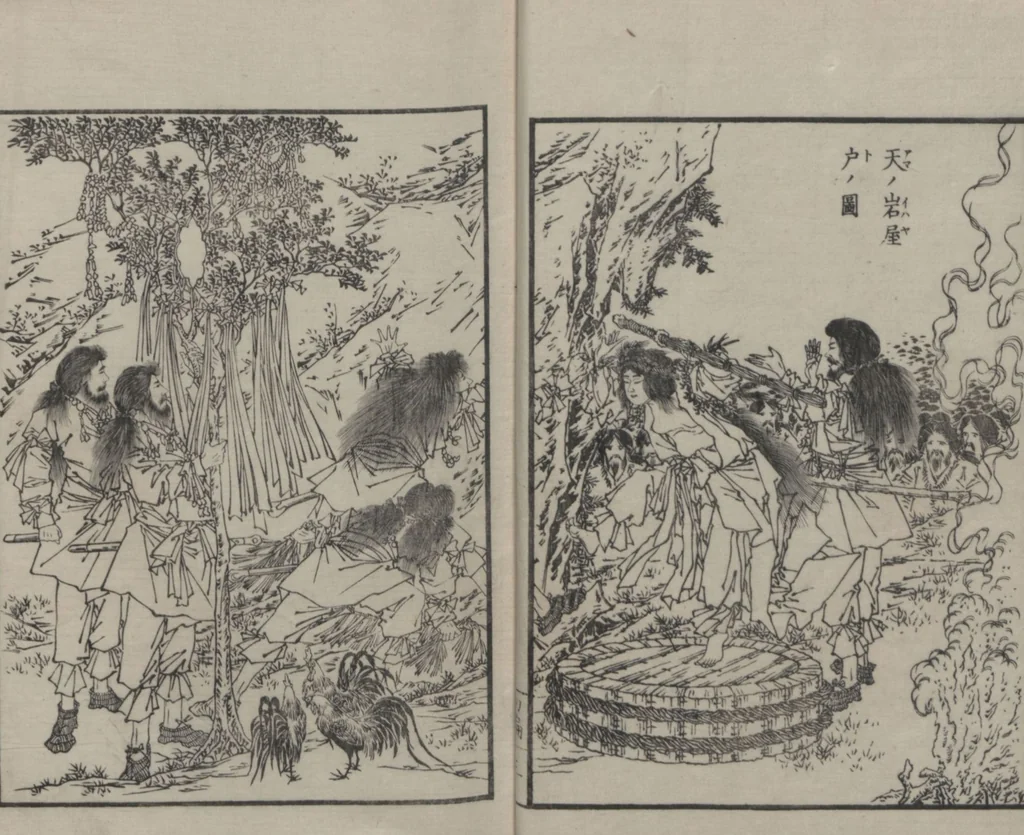 An illustration from Sketches by Sensai Eitaku (Sensai Eitaku gafu 鮮斎永濯画譜), 1884, leaf 7
