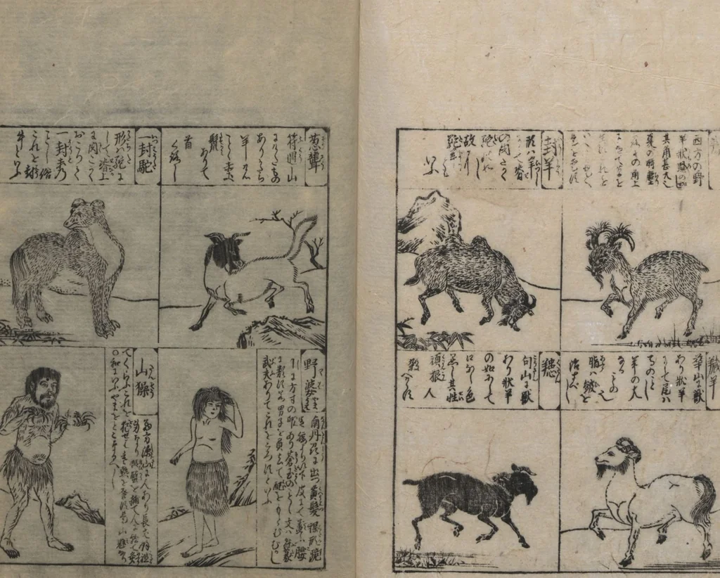 An illustration from Illustrated Encyclopedia of China (Morokoshi kinmō zui 唐土訓蒙図彙) : [volume 2], 1718, leaf 123