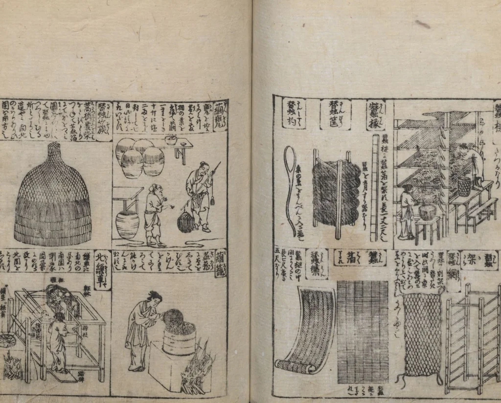 An illustration from Illustrated Encyclopedia of China (Morokoshi kinmō zui 唐土訓蒙図彙) : [volume 2], 1718, leaf 59