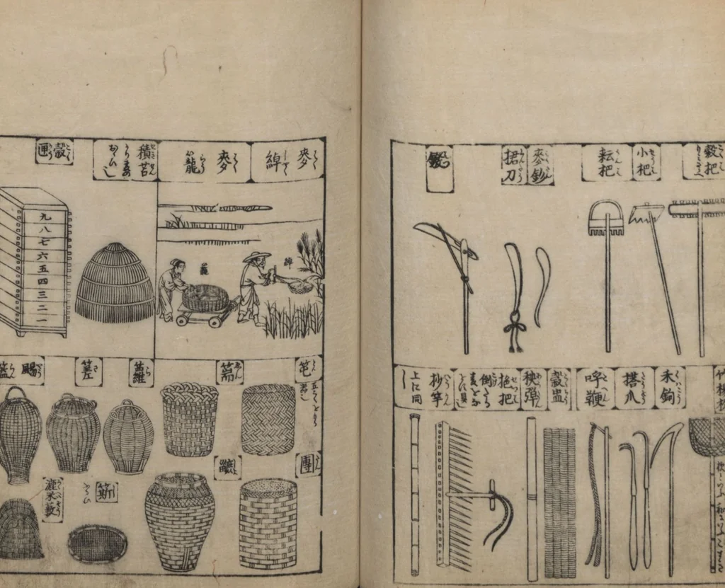 An illustration from Illustrated Encyclopedia of China (Morokoshi kinmō zui 唐土訓蒙図彙) : [volume 2], 1718, leaf 63