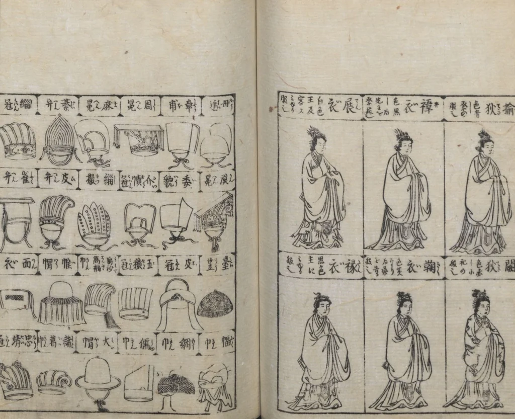 An illustration from Illustrated Encyclopedia of China (Morokoshi kinmō zui 唐土訓蒙図彙) : [volume 2], 1718, leaf 68