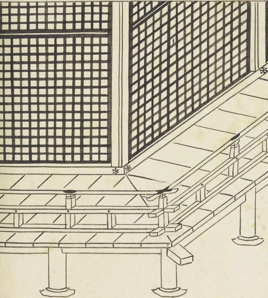 An illustration from Story of Michizane Sugawara, known as Tenjin (Tenjin engi 天神縁起), leaf 54